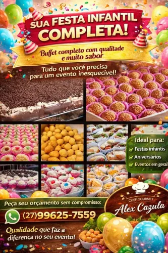 BUFFET INFANTIL COMPLETO