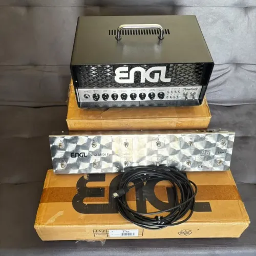 Amplificador valvulado ENGL e606 ironball se e foot z12