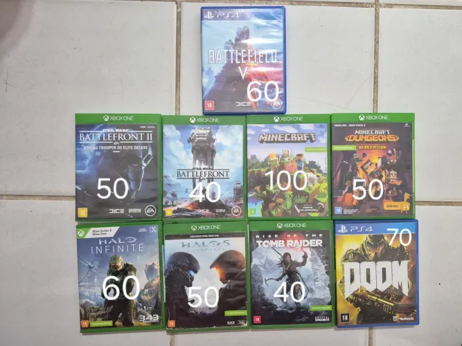Jogos de xbox one/ ps4
