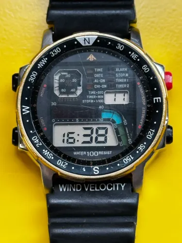 Citizen Windsurf D060 Digital - Clássico dos Anos 80/90