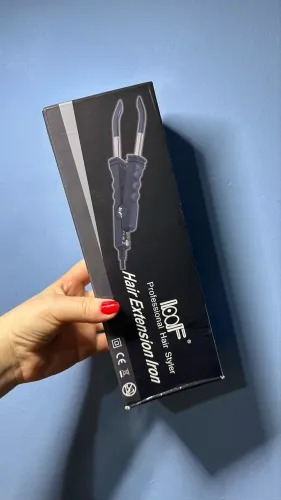 Pinça para alongamento em queratina