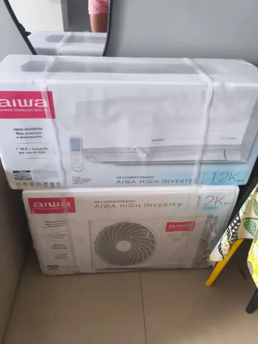 Ar condicionado Aiwa 12 mil btus Inverter com wi-fi novo lacrado