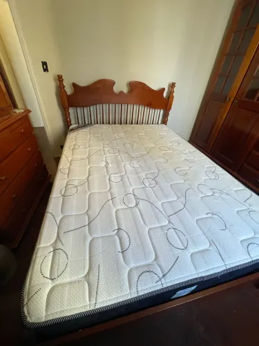 Cama casal padrão madeira maciça 