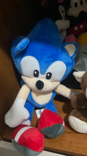 Pelúcia Sonic - Personagem Sonic The Hedgehog
