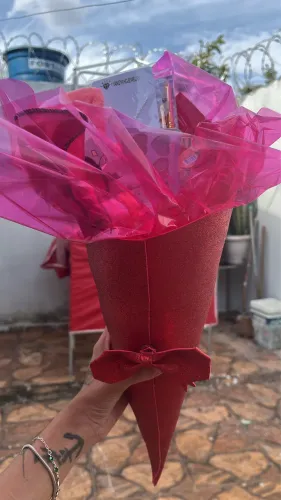 Buquê de maquiagem 