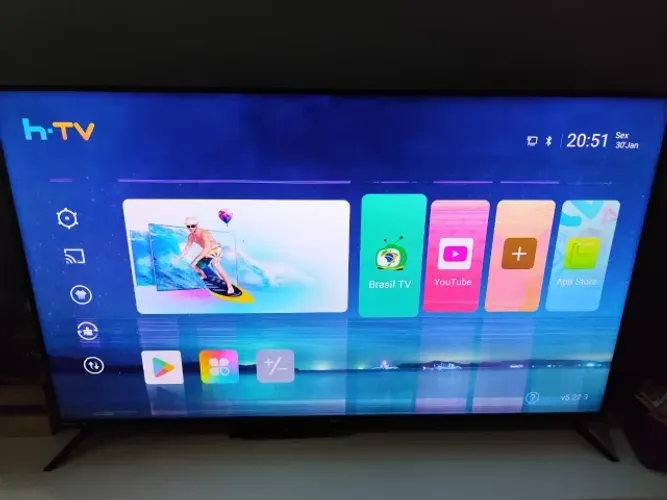 SUCATA - Smart TV Philco Roku 50? 4K COM DEFEITO