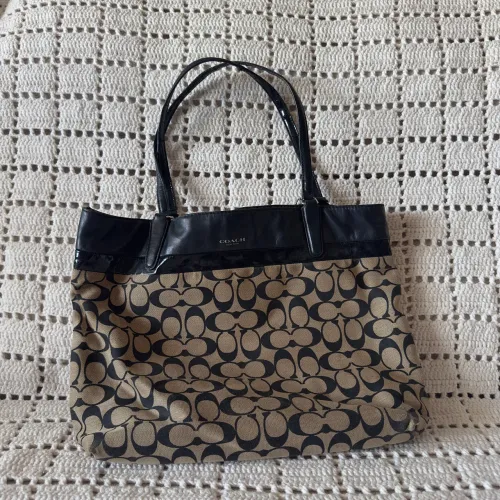 Bolsa coach média original preta 