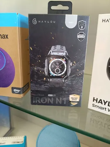 Smartwatch Haylou Iron N1 Silver Original Global Lacrado 