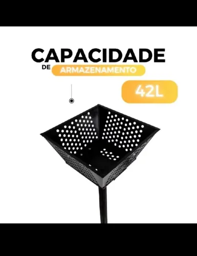 LIXEIRA EXTERNA DE CALÇADA