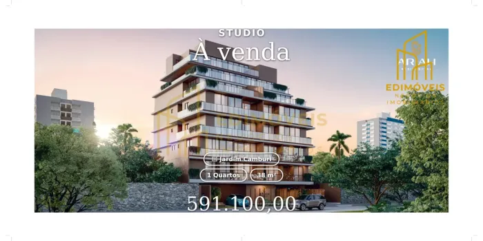 Incrível Studio em Jardim Camburi com Garden Privativo e Lazer Completo!