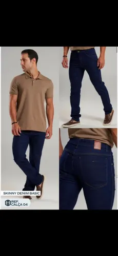 Calças originais skinny halsen