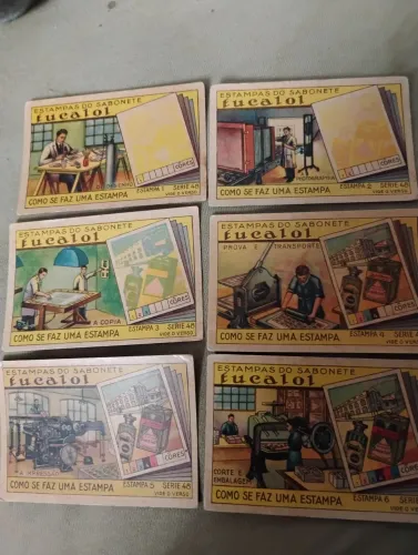 Estampas Eucalol série 48 completa - Como se faz uma estampa