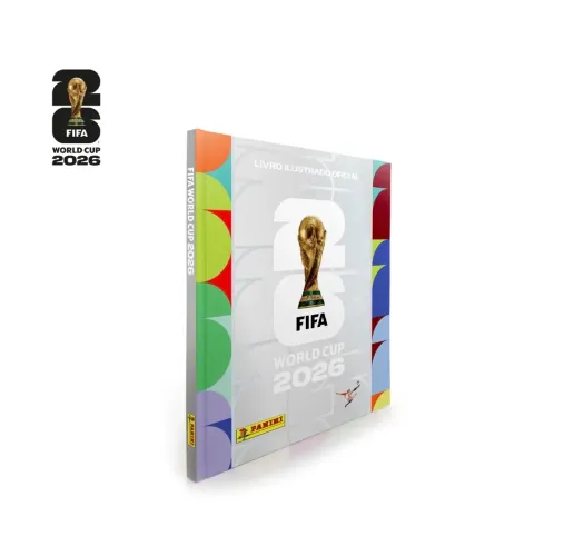 Álbum capa dura Prata Copa do Mundo 2026 Panini
