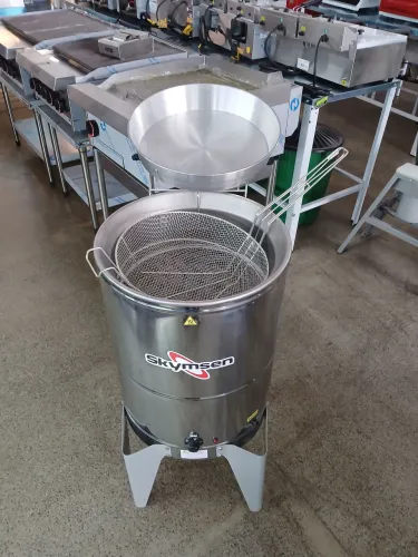 Fritadeira Elétrica Inox Água E Óleo 24 Litros Skymsen