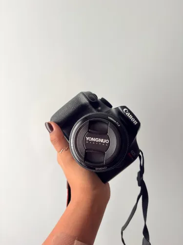 VENDO CÂMERA - CÂNON T6 / ACOMPANHA 2 LENTES ( SEMINOVO )