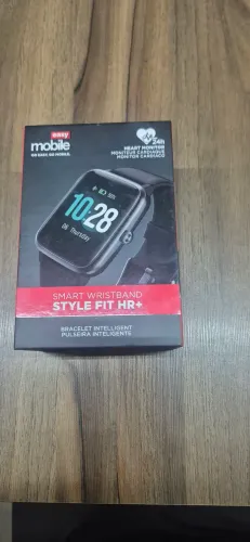 Smart Wristband Stile Fit HR+ Preto