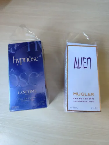 Perfume hypnôse de 30ml R$ 350,00 e alien de 60ml R$ 580,00
