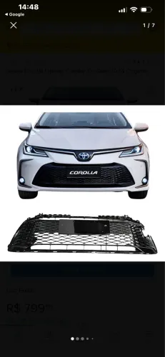 Grade Corolla Xei Altis 2024 Nova 