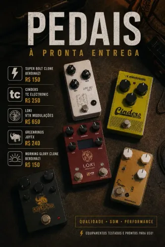 Pedais para Guitarra Drivers