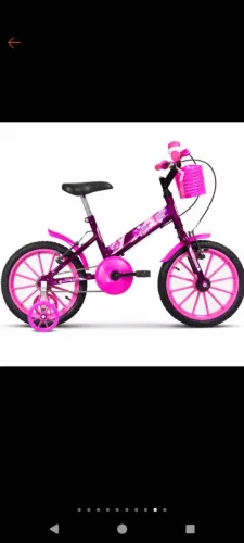 Bicicleta infantil feminina