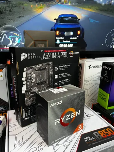 Kit upgrade novo DDR4, Ryzen 5 4500 e A520M - Lacrado