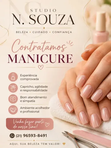 Vaga de Manicure 