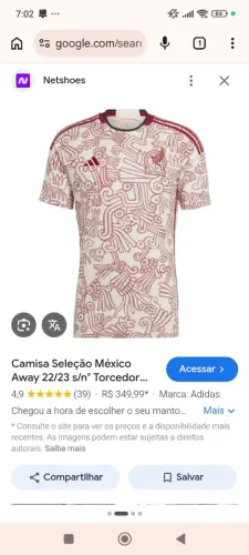 Camiseta original seleção do México tamanho GG zera item coleção