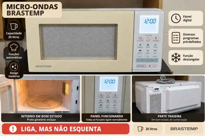 Micro-ondas Brastemp 20L