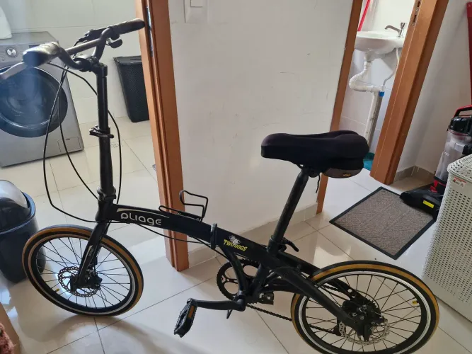 ?Bicicleta Dobrável Two Dogs Pliage Aro 20 - Freio a Disco e Câmbio Shimano