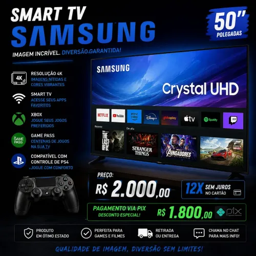 Tv Samsung smat 50 polegada