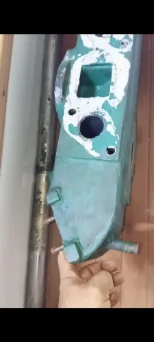 Mufla marinizada para  motor diesel Mercedes 366 LA nova.