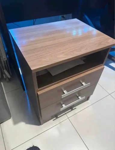Balcão criado mudo 2 gavetas
