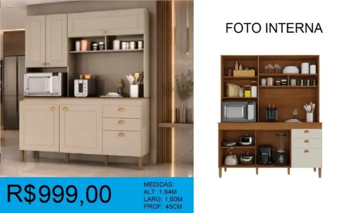 kit cozinha - frete gratuito e parcelamento em até 12X sem juros