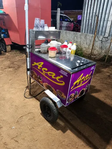 Carrinho de açaí