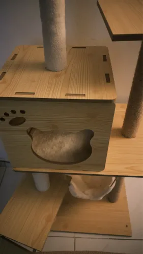 Arranhador Para Gatos Árvore De Gatos Casinha Brinquedo Pet
