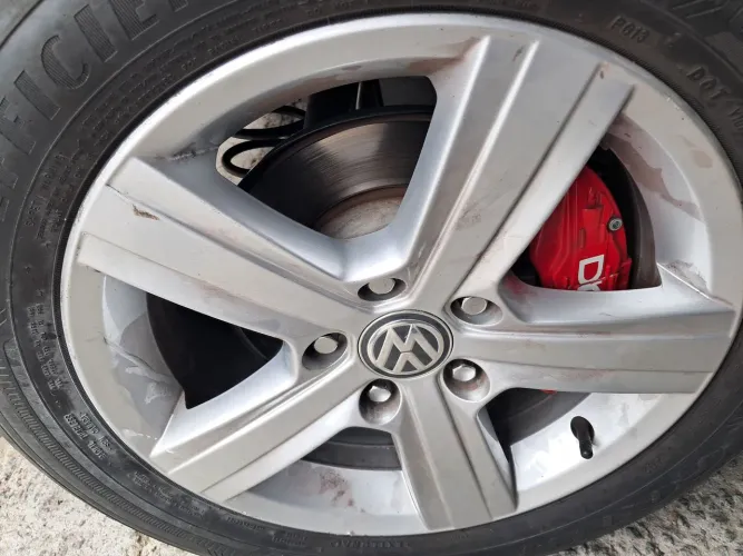 Rodas Volkswagen Golf Mk7 Estrela aro 16 prata originais 5x112