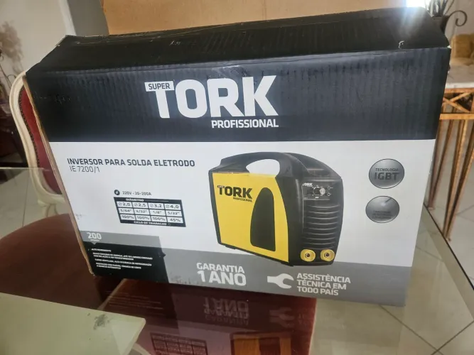 Maquina de solda super Tork profissional 200 amperes