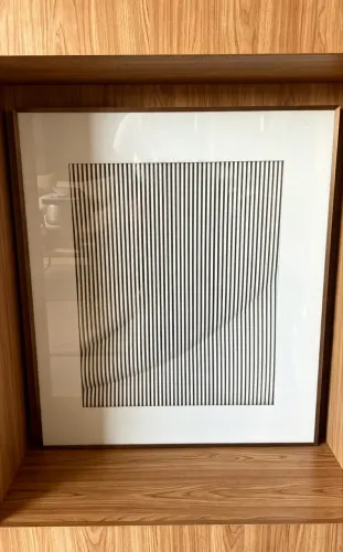 Quadro "Cetim" Coleção Tríade - Arte Cinética / Op Art (Exclusivo)