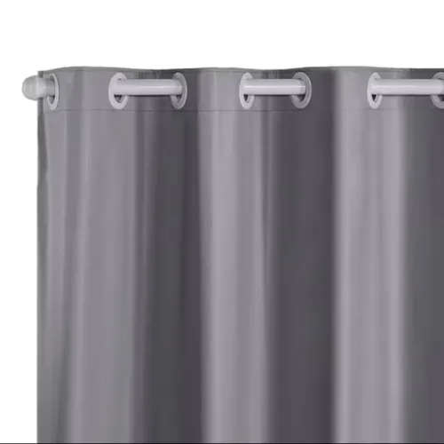 Cortina blackout PVC corta 100% luz altura ideal para quarto, sala, escritório