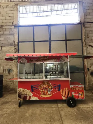 Barraca para churros e pipoca