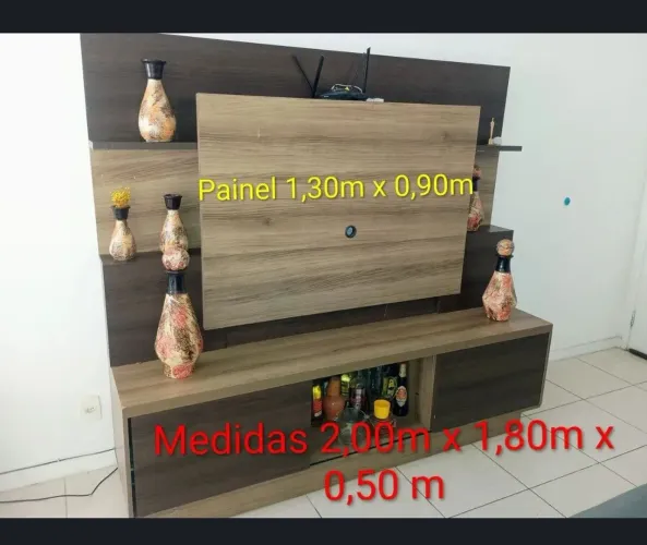 Rack com painel