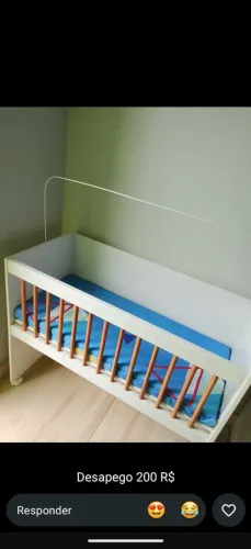 MINI BERÇO SEMINOVO