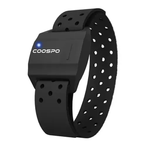 Cinta Monitor Sensor de Frequencia Cardiaca Braço Coospo Bt Ant+ Recarregável USB