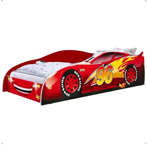 CAMA INFANTIL MCQUEEN VERMELHO