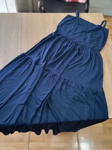 Vestido azul tamanho G infantil (veste 16) 