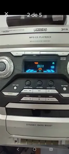 Micro System Philips funcionando perfeitamente $150 retirada em Saquarema