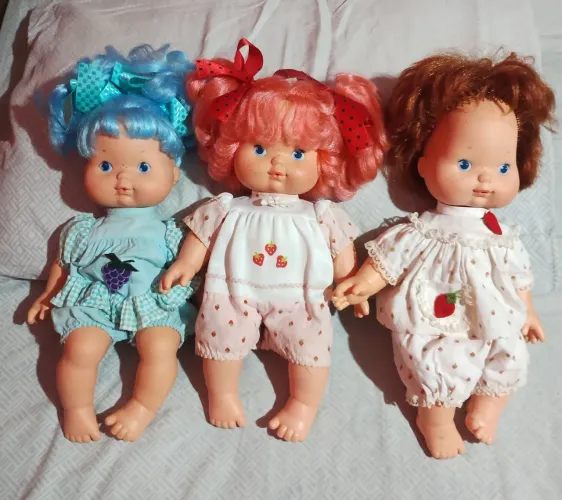 Bonecas Moranguinhos anos 80 estrela 
