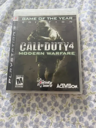 Call Of Duty 4 Modern Warfare Game Of The Year PS3