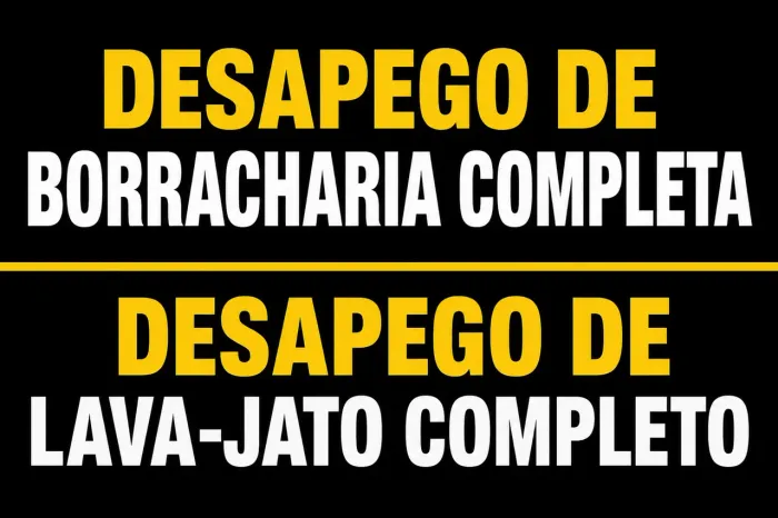 Desapego de borracharia e lava jato completo