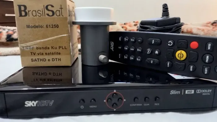 Vendo Decodificador Pré Pago SKY completo novo 